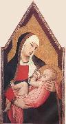 Ambrogio Lorenzetti Suckling Madonna oil painting artist